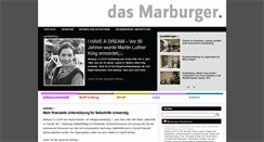 Desktop Screenshot of das-marburger.de