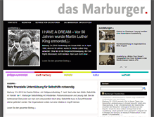 Tablet Screenshot of das-marburger.de